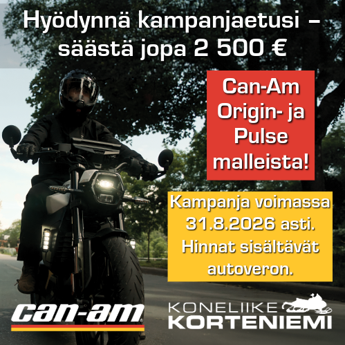 Can-Am Pulse ja Origin sähkömoottoripyörät