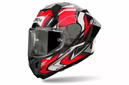 Airoh Kypärä GP 800 Must Punainen Kiiltävä - Umpikypärät - D506810 - 1