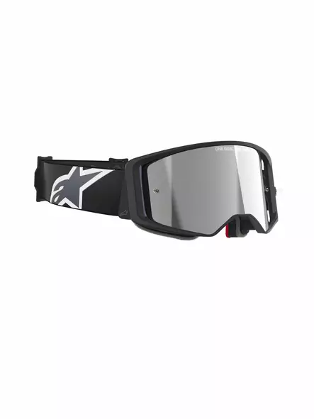 Alpinestars Ajolasit Supertech CORP Musta/Harmaa Hopea peili - Offroad ajolasit - D500260 - 2