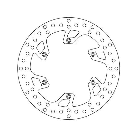 Brembo Serie Oro jarrulevy - Moottoripyörän jarrulevyt - D122880 - 1