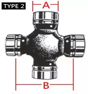 Bronco Ristinivel Polaris 25,41 x 56,10mm - Mönkijän ristinivelet - D168280 - 2