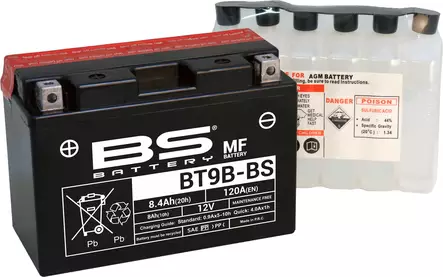 BS Battery BT9B-BS MF (cp) Maintenance Free - Akut - D262590 - 1
