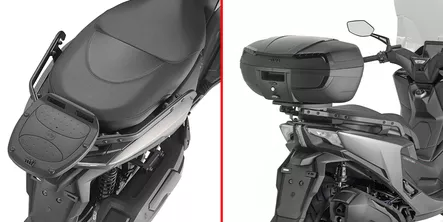 Givi Rear Rack Kymco Downtown 350 Gt (2024) - Moottoripyörän laukkujen kiinnityssarjat - D504050 - 1