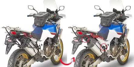 Givi Specific kit to install the PLR1161/PL1161CAM without the Monorack CRF1000L - Moottoripyörän laukkujen kiinnityssarjat - D262140 - 1