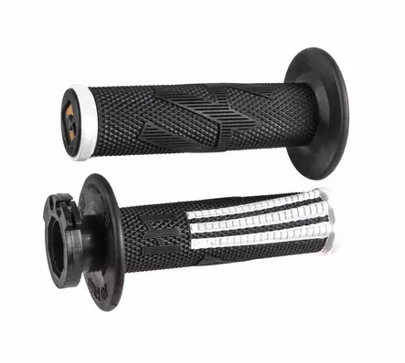 ODI EMIG PRO V2 Lock-On Grip BLACK / White - Moottoripyörän kahvakumit - D509880 - 1