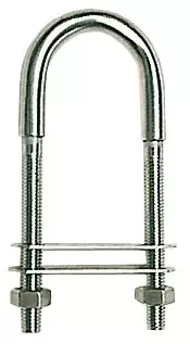 Osculati keulasilmukka RST 10x135mm / levyt 70x20mm - Veneen Keulasilmukat - D124800 - 1