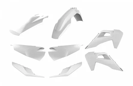 Polisport kit Husqvarna TE/FE(20->) white (1) - Moottoripyörän muovisarjat - D343730 - 1