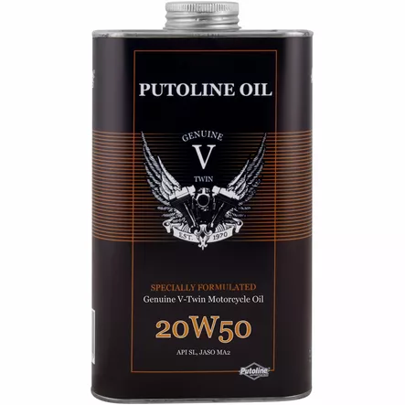 Putoline Genuine V-Twin 20W-50- 1L (6) - 4-tahtiöljyt - D546310 - 1
