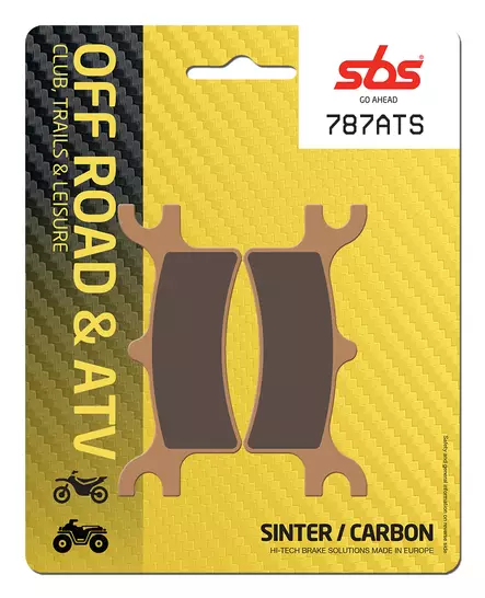 Sbs Jarrupalat Sintered Atv - Moottoripyörän jarrupalat - D53180 - 1
