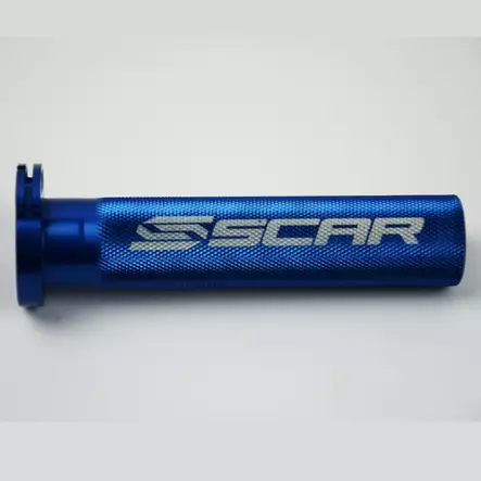 Scar Aluminum Throttle Tube + Bearing - Kawasaki/Suzuki/Yamaha - Blue color - Moottoripyörän ohjaustangon muut osat - D269390 - 1