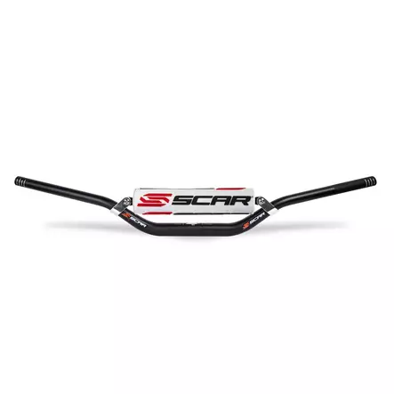 Scar Handlebar S² Ø22,2 (7/8”) - HIGH - White color - Moottoripyörän ohjaustangot - D480440 - 1