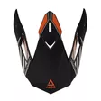 AMOQ Meteor V2 Lippa Axis Musta/Oranssi - Offroad kypärien lipat - D517370 - 1