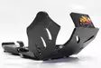 AXP Xtrem HDPE Skid Plate Black Husqvarna TE250-TE300 17- - Moottoripyörän pohjapanssarit - D243640 - 1