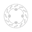 Brembo Serie Oro jarrulevy - Moottoripyörän jarrulevyt - D122850 - 1