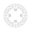 Brembo Serie Oro jarrulevy - Moottoripyörän jarrulevyt - D122860 - 1