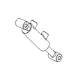 Bronco Vetopyörän hydraulisylinteri 77-12191 - Mönkijän varaosat - D514290 - 1