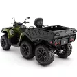 CAN-AM 25 Outlander MAX 6X6 XU+ T - Side Wall 1000 Boreal Green T2b - 60km/h - Can-Am ATV 2025 - 136990 - 2