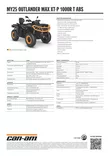 CAN-AM 25 Outlander MAX XT-P T 1000R Mineral Grey & Orange Crush T3b/ABS - Can-Am ATV 2025 - 136980 - 8