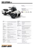 CAN-AM 25 SPYDER F3-T 1330 ACE SE6 PEARL WHITE - Can-Am Roadsterit 2025 mallisto - 138850 - 2