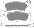 GOLDFREN Jarrupalat 031 Ceramic Carbon S3 - Moottoripyörän jarrupalat - D227880 - 1