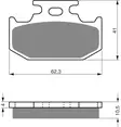 GOLDFREN Jarrupalat 100 Ceramic Carbon K1 - Moottoripyörän jarrupalat - D227820 - 1
