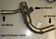 GPR Aprilia Mana 850 - Gt 2007/16 EC-Approv. silencer with mid-full line Satinox - Moottoripyörän pakoputkistot - D424460 - 4