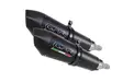 GPR Ducati Hypermotard 1100 & Evo 2007/12 Pair EC-Approv. slip-on exhaust Gpe An - Moottoripyörän äänenvaimentimet - D422670 - 2