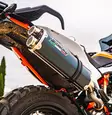 GPR Ktm Duke 890 L 2021/2022 e5 EC-Approv. slip-on exhaust Dual Poppy - Moottoripyörän äänenvaimentimet - D426520 - 11