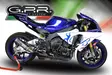 GPR Yamaha Yzf R1/R1-M 2017/20 e4 EC-Approv. slip-on exhaust M3 Inox - Moottoripyörän äänenvaimentimet - D426790 - 8