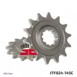 JT Eturatas SC - Itsepuhdistuva JTF824.14SC - Moottoripyörän eturattaat - D432240 - 1