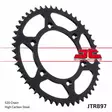 JT Rear Sprocket ZBK - Musta Zinc JTR897.42ZBK - Moottoripyörän eturattaat - D499670 - 1