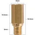 KEIHIN Pääsuutin Kuuskantti Original - 158 (1pcs) - Moottoripyörän kaasuttimen suuttimet - D563970 - 1