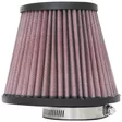 K&N Universal Clamp-On Air Filter 2-3/8" Flg X 5-3/16" B X 3-1/2" T X 4-11/32" H - Moottoripyörän ilmansuodattimet - D540760 - 1