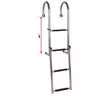 OS LADDER S/S 4 STEP (GUNWALE) - Veneen Mukavuus & säilytys kannella - D240820 - 1