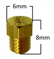 Pääsuutin # 110 Kuuskantti pieni Yhteensopiva: Mikuni - Mopon Suuttimet - D1590 - 1