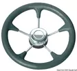 Polyurethane steer. wheel SS spokes Ø 280 mm black - Ohjauspyörät - D258840 - 1