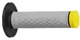 Protaper Tupet Tri-Density Diamond Harmaa/Keltainen - Moottoripyörän kahvakumit - D120090 - 1