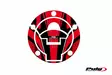 Puig Fuel Cap Cover Mod. Radical Yamaha C/Red - Moottoripyörän tarrasarjat - D301410 - 1