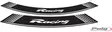 Puig Kit 8 Rim Strips Racing C/Silver - Moottoripyörän vanneteipit - D298680 - 1