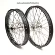 REX WHEELS 19-2,15 KX250/KXF450 03-.. MUSTA VANNE/HOPEA NAPA 25MM - Moottoripyörän täydelliset vanteet - D221930 - 1