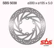 Sbs Jarrulevy Standard - Moottoripyörän jarrulevyt - D241670 - 1