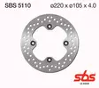 Sbs Jarrulevy Standard - Moottoripyörän jarrulevyt - D241740 - 1