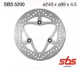 Sbs Jarrulevy Standard - Moottoripyörän jarrulevyt - D241810 - 1