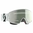 Scott Goggle React SMB AMP pro white/black amp pro white chrome - Kelkkailu ajolasit & linssit - D500940 - 1