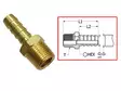Sea-X polttoaineliitin Universal 1/4 NPT x 5/16 - Polttoaineliittimet & -hanat - D162180 - 1