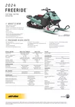 SKI-DOO 24 FREERIDE 146 850 E-TEC TURBO R SHOT - Ski-Doo Syvä lumi 2024 - 128900 - 4