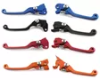 TMV Folding Clutch Lever YZ 00-14 YZF ..-08 KX+F 05-.. Blue - Moottoripyörän vivut ja vivunrungot - D545430 - 1