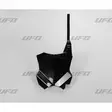 UFO Etunumerokilpi KX250F 17- KX450F 16- Musta 001 - Moottoripyörän numerokilvet - D220350 - 1