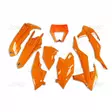 UFO Muovisarja 6-osainen Oranssi 127 KTM EXC/EXC-F 125-450 17-19 - Moottoripyörän muovisarjat - D268630 - 1