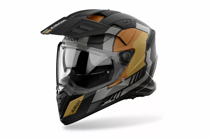 Airoh Kypärä Bandit Horn Kulta matta - Adventure-kypärät - D536390 - 1
